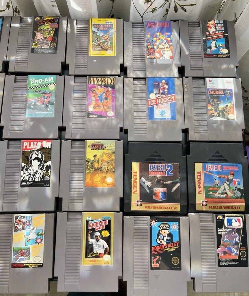 Nintendo NES Game Cartridge Lot of 36 Untested