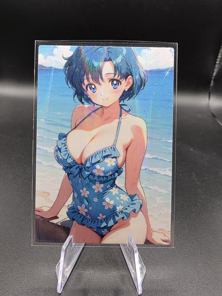 Ami Mizuno Holographic Anime Collectible Trading Card