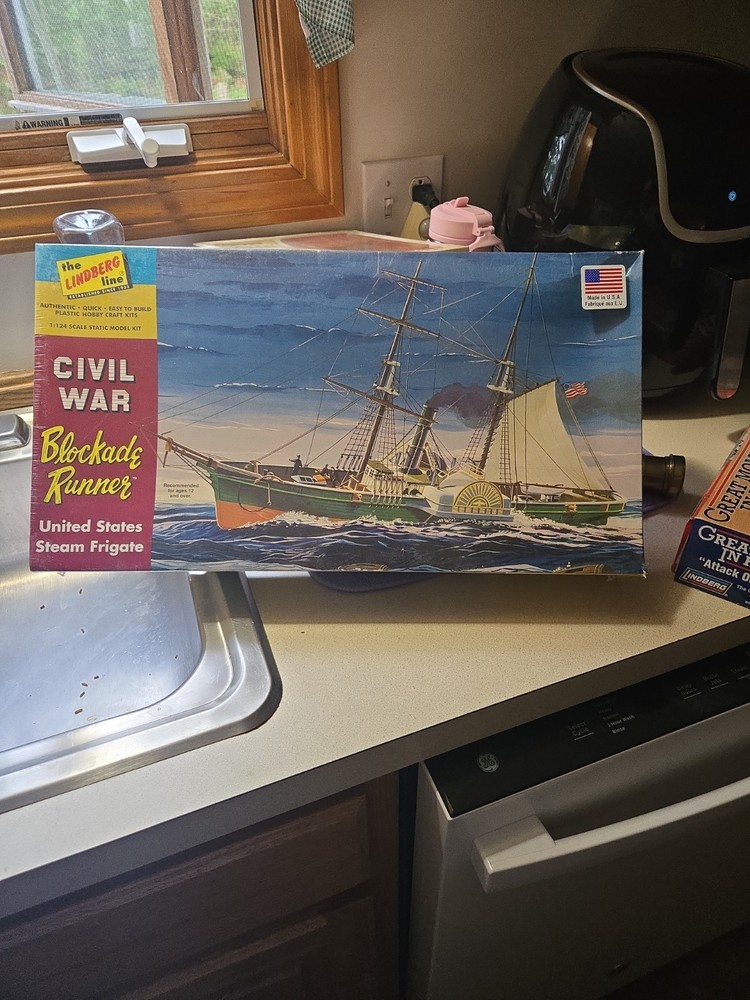 Lindberg line GUERRE DE SECESSION Civil War  Blockade Runner - New Sealed