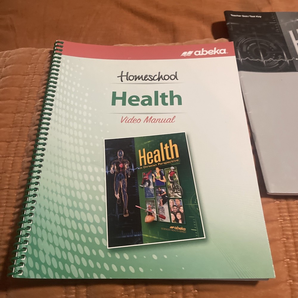Abeka Health Grade 9 Video Manual Daily Lesson Guide Bundle Of 3 Books