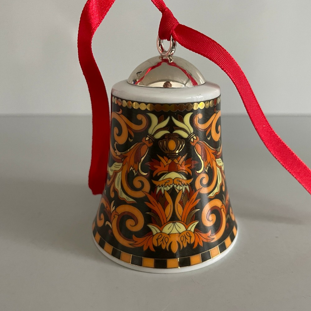 VERSACE Barocco CHRISTMAS BELL  Rosenthal Porcelain Glocke