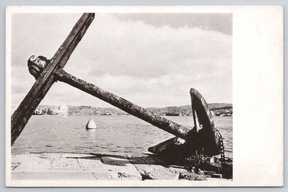 Bosphorus Istanbul Turkey Anchor New York World's Fair Postcard