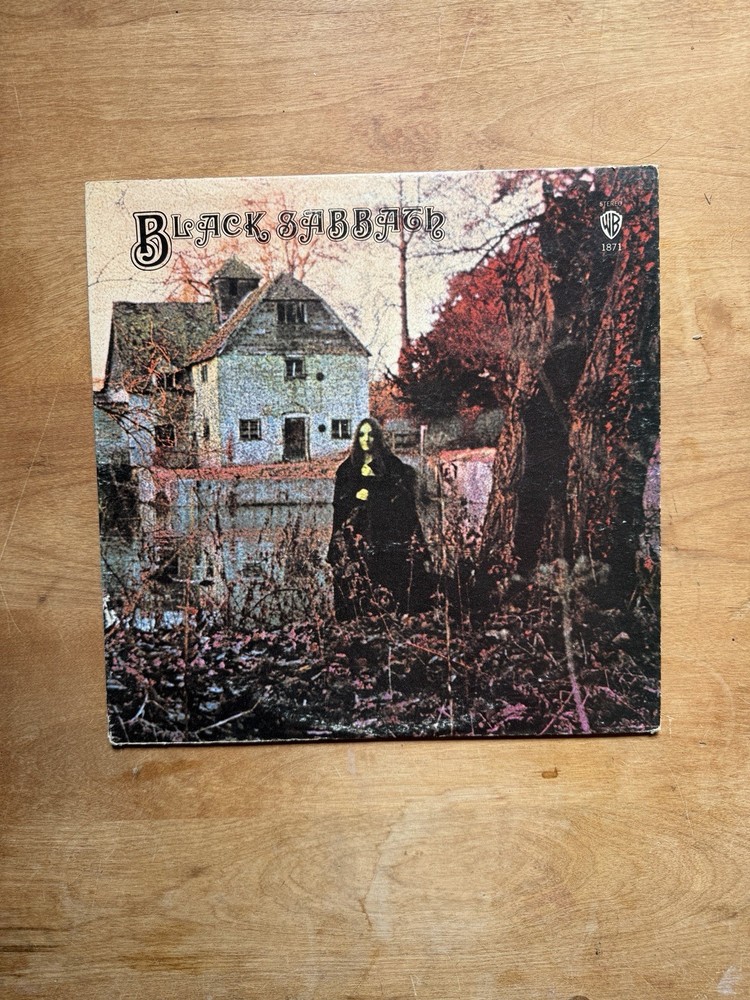 Black Sabbath S/T LP WS 1871 Artisan 1A Yellow WB Label VG++ Original Press