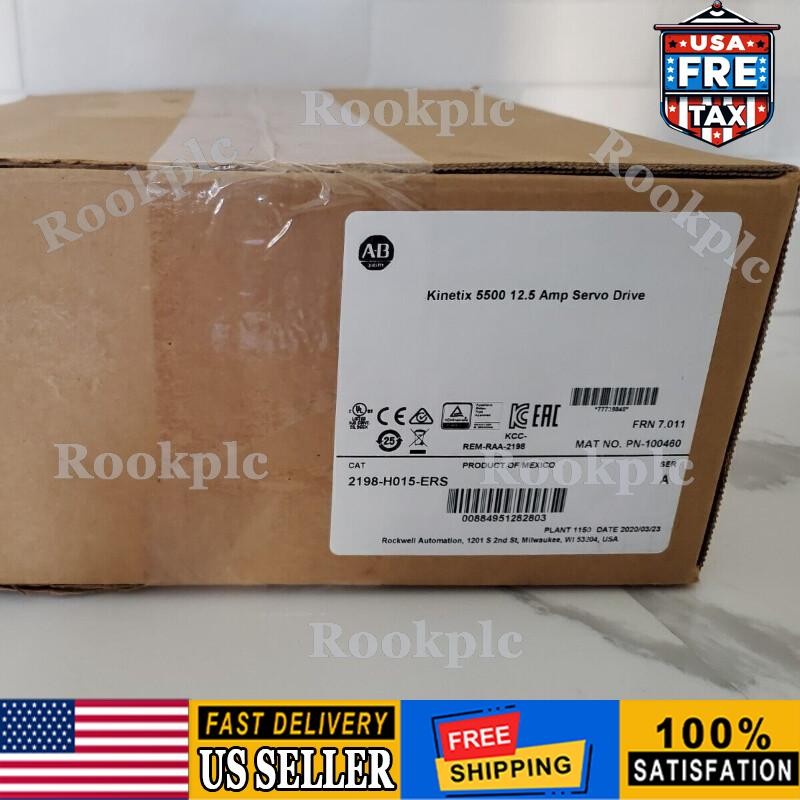 NEW Allen Bradley 2198-H015-ERS Kinetix 5500 Servo Drive 12.5A US Free Tax