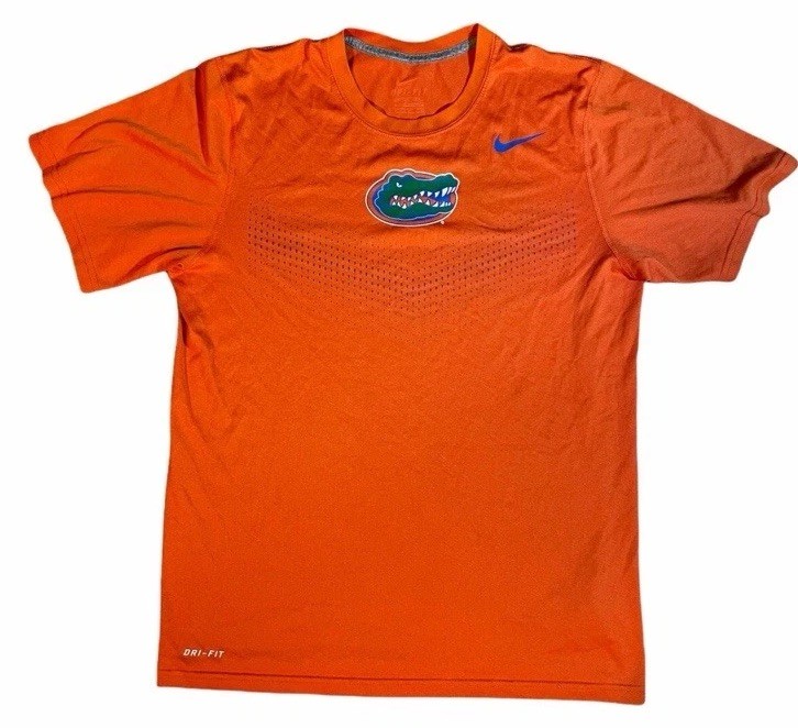 Orange Florida Nike Dri Fit Shirt - Size Small