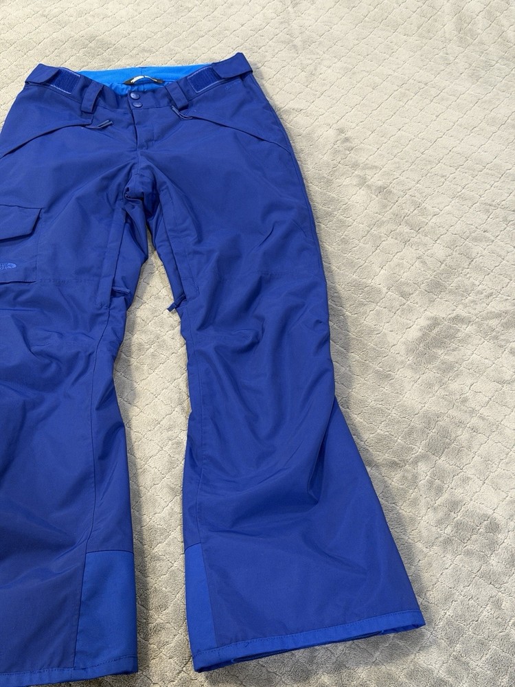 North Face Women’s Freedom Insulated Ski Pants Size Small Blue Snow Pants EUC