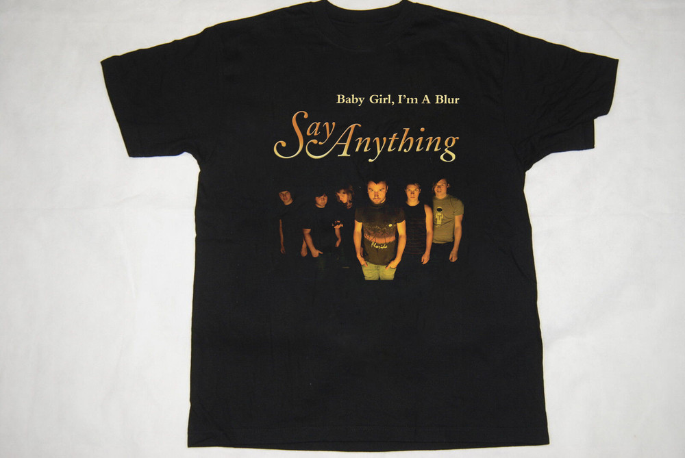 Say Anything band Black Cotton Shirt Full size S-5XL T306