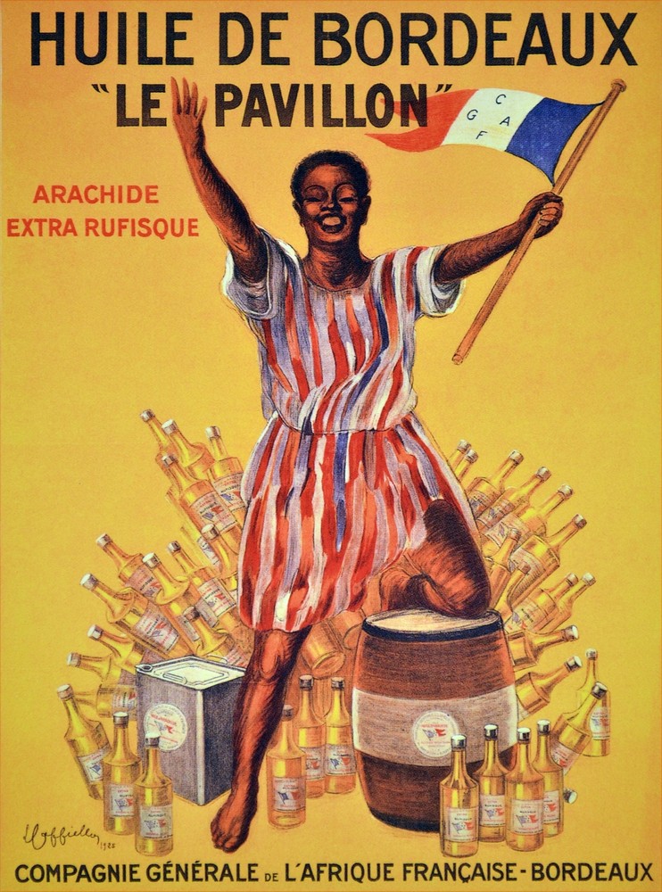 Huile de Bordeaux, Le Pavillon Ad Decor Poster. Home Graphic Art Design. 3948.