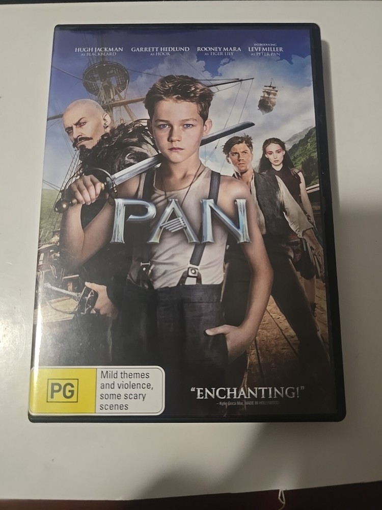 Pan DVD (Region 4) VGC Hugh Jackman 2015