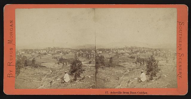 Photo:Asheville NC 1900s View from Bean Catawba Rufus Morgan Stereograph