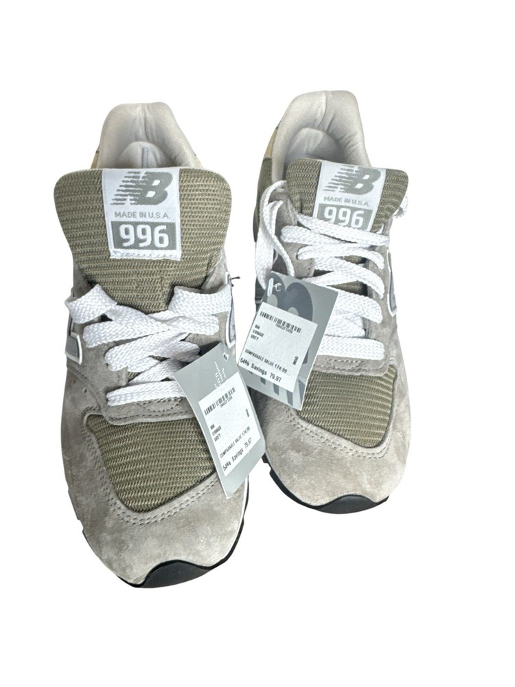 New Balance 996 Made in USA Grey Suede Sneakers – Brand New With Tags