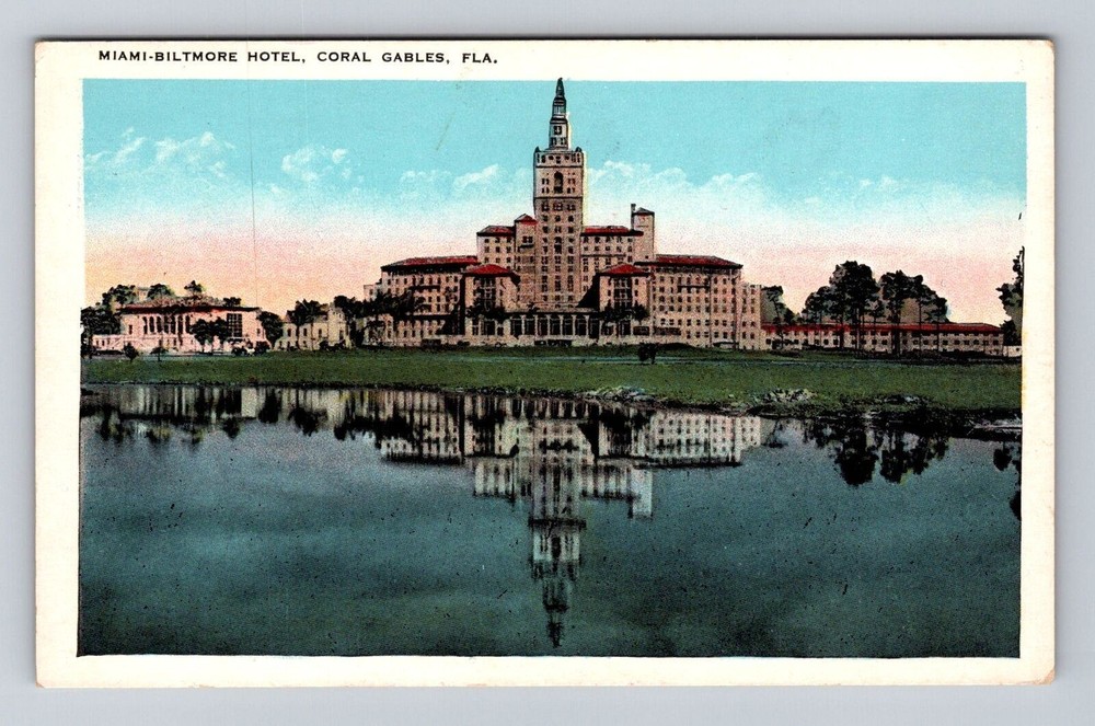 Coral Gables FL-Florida, Miami Biltmore Hotel Advertising, Vintage Postcard