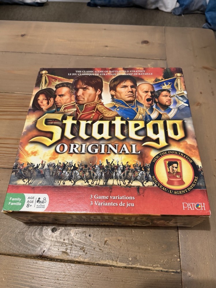 Stratego Original Board Game Battle Field Strategy by Play Monster Complete