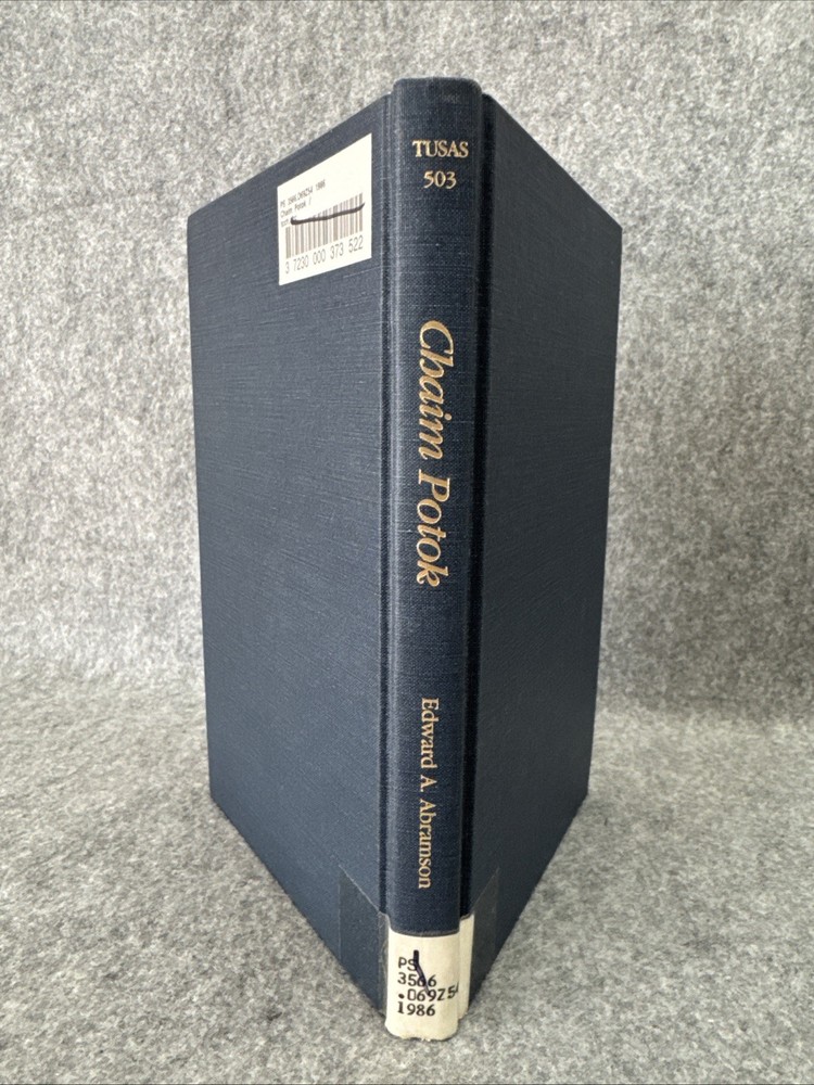 Chaim Potok Hardcover Edward A. Abramson