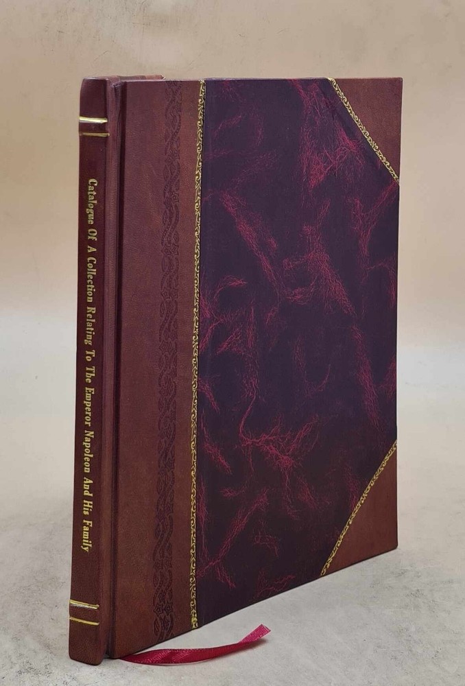 Antique Cameo and Marble Bust Collection Leather Bound Catalogue