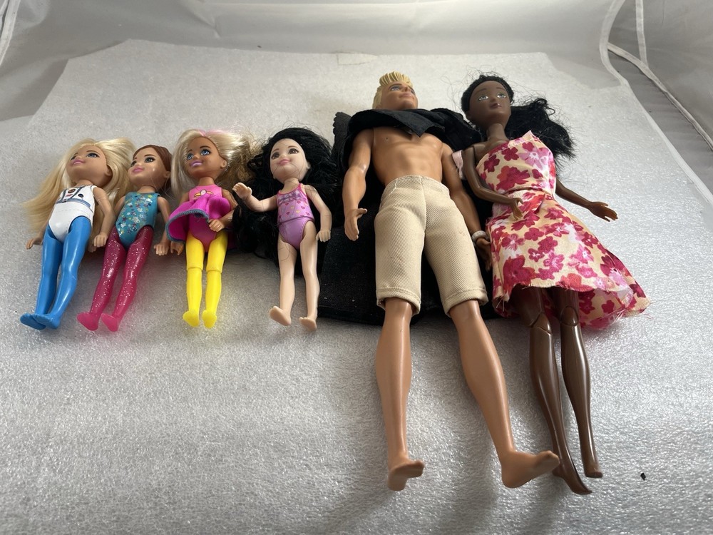 Barbie Dolls Ken and Other Mixed Lot Of 6