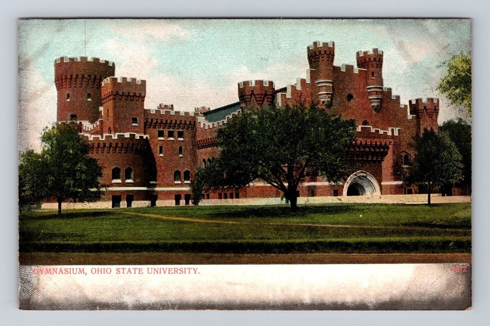 Columbus OH-Ohio, Gymnasium, Ohio State University, Antique, Vintage Postcard