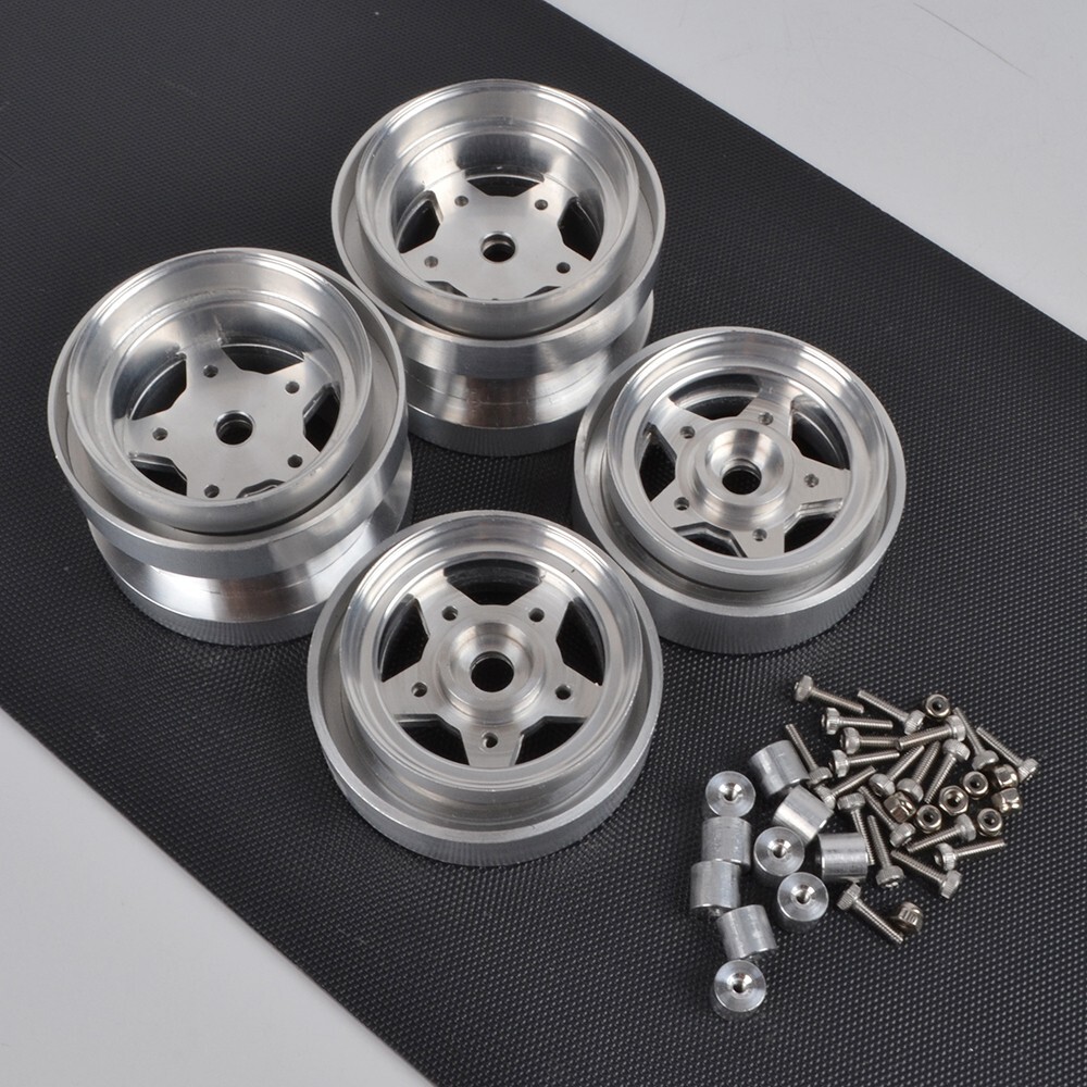 Aluminum Beadlock Wheels for Tamiya Grasshopper Superchamp Frog Sand Scorcher