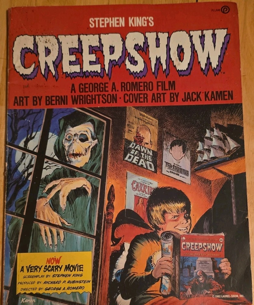 Stephen King Creepshow Graphic Novel New American Library 1982 Book Club Edition