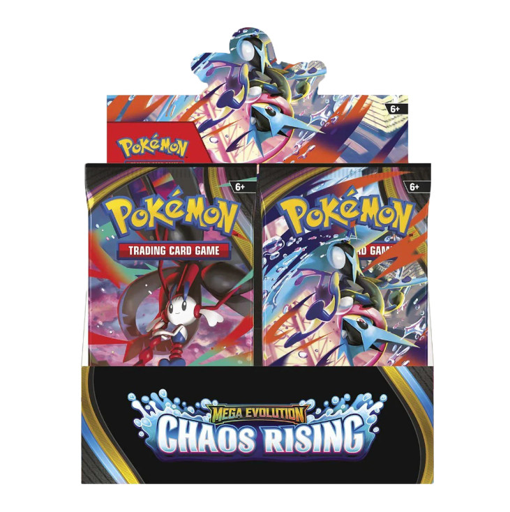 Pokemon Chaos Rising Booster Box New Sealed ships 6/12