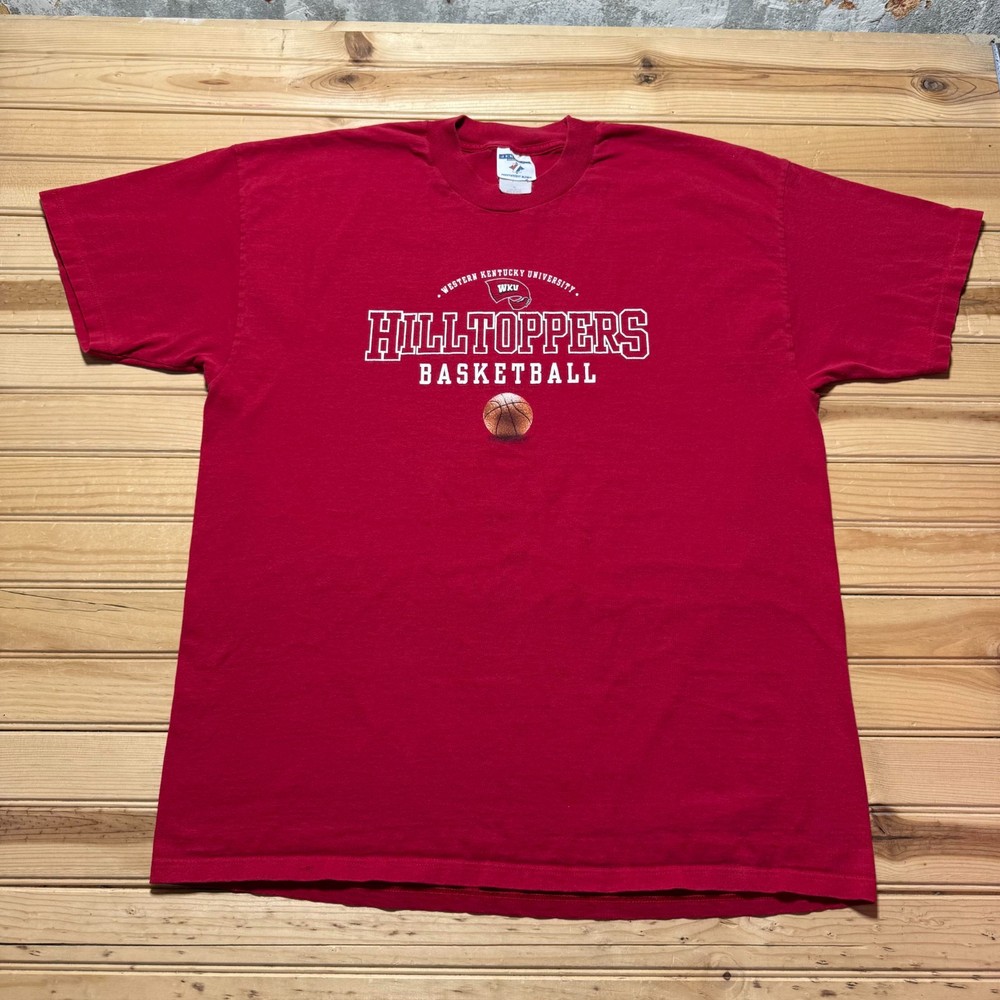 Vintage 90s Y2K Western Kentucky University Hilltoppers Basketball Shirt - XL