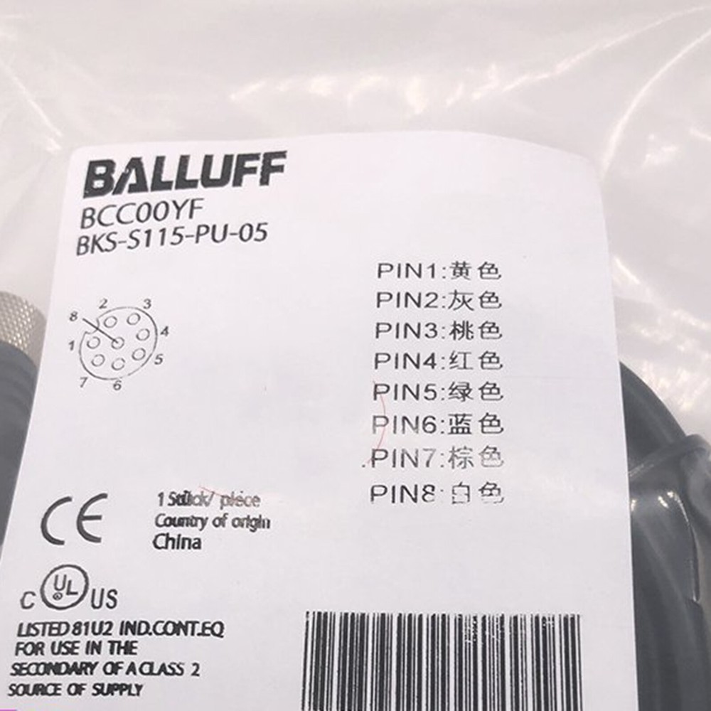 1PC NEW balluff BCC00YF BKS-S115-PU-05 sensor cable One year warranty