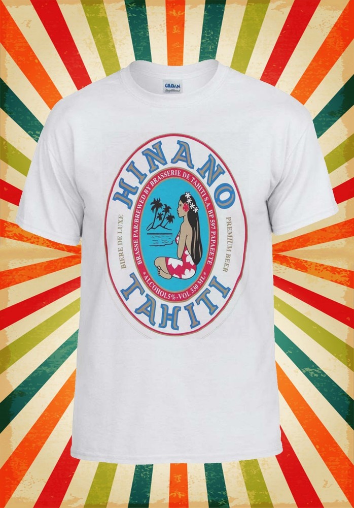 Hinano Beer Papeete Tahiti Polynesia Men Women Vest Tank Top Unisex T Shirt