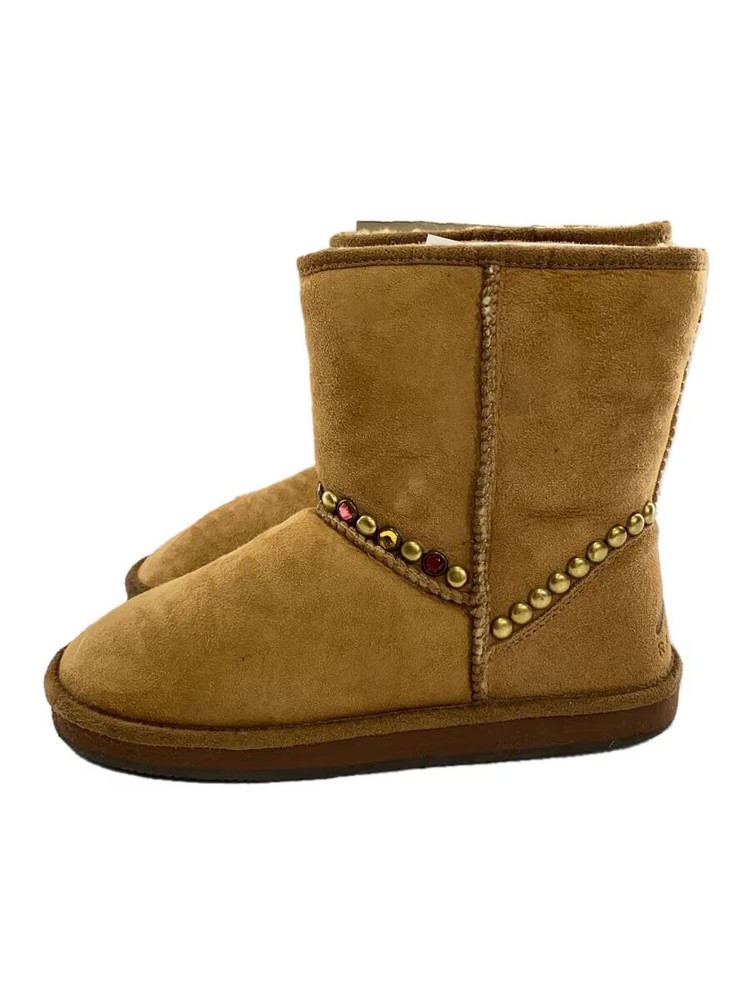 Rainbow Sandals Suede Boots US7 CML HXC62 Brown Leather Comfortable