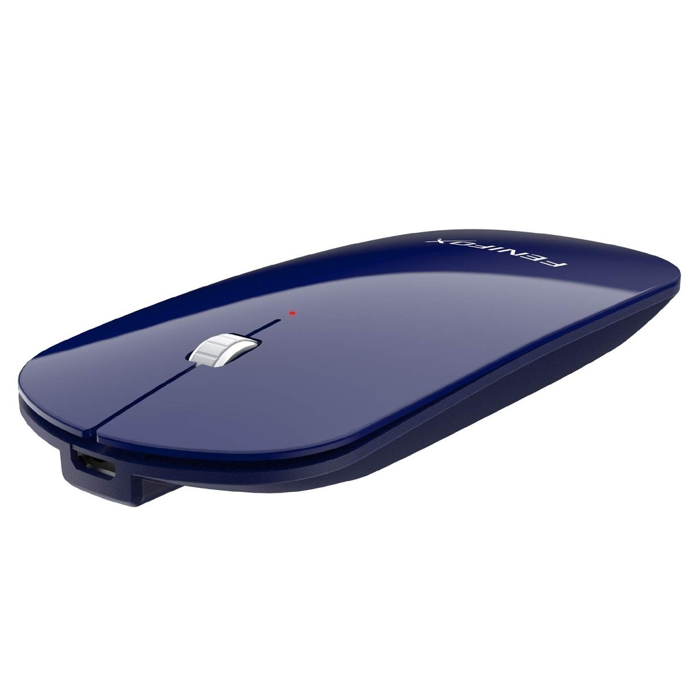 Slim Bluetooth Mouse Rechargeable Quiet Portable Mini Wireless Mobile Mouse