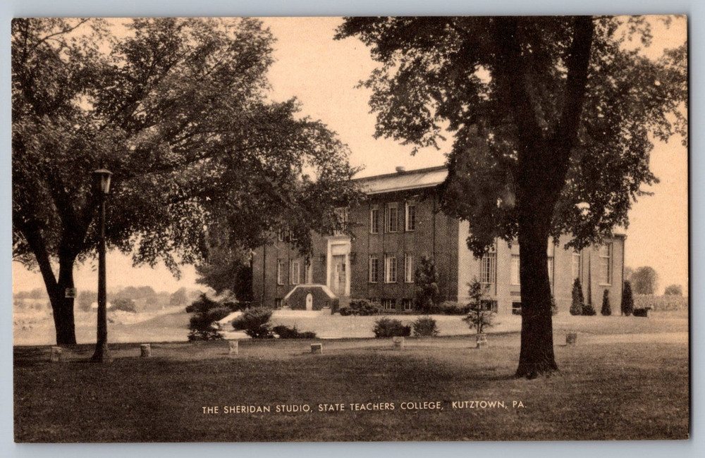 The Sheridan Studio State Teachers College Kutztown Pennsylvania Postcard