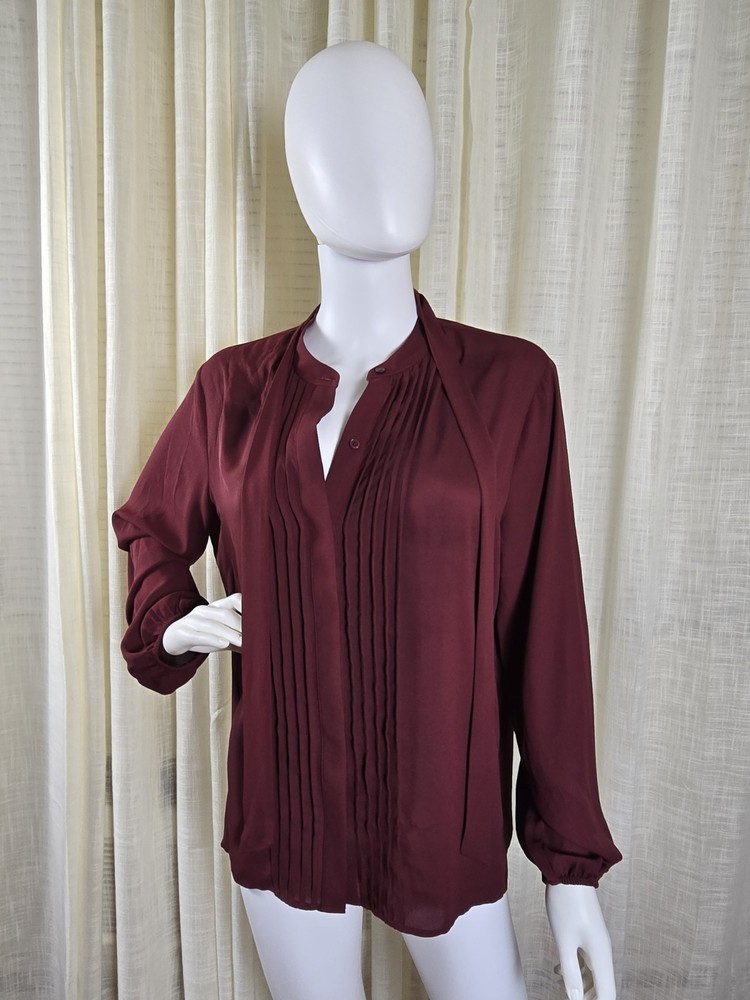 Womens Express Tie Front Portofino Shirt Size LARGE