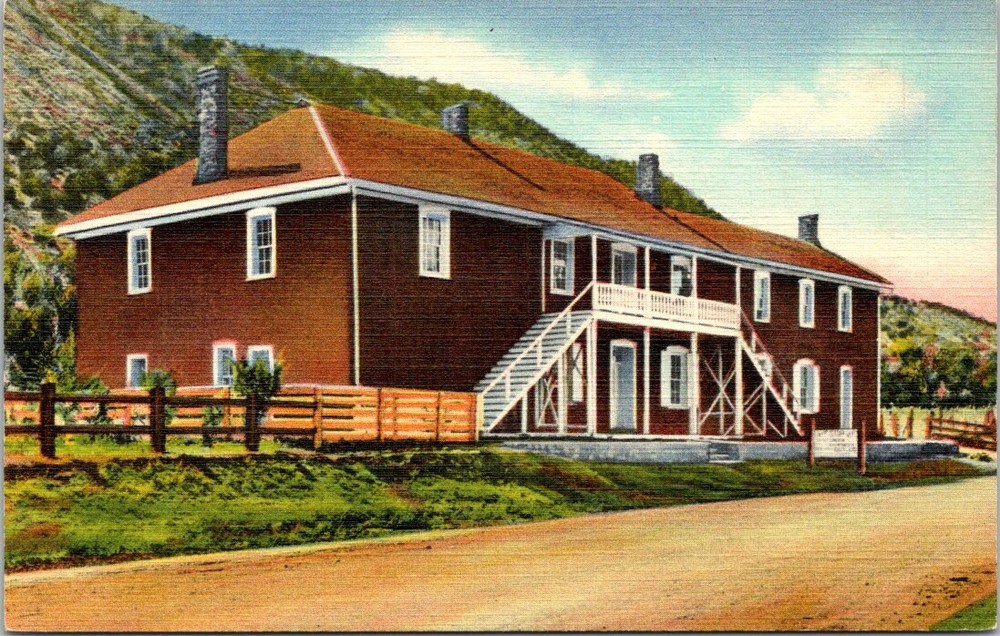 The Old Lincoln County Court House Lincoln New Mexico Vintage Postcard