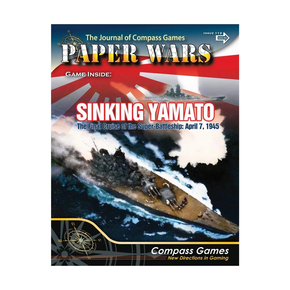 Compass Paper Wars #112 w/Sinking Yamato WWII Pacific New Unpunched