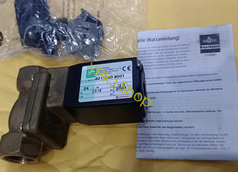 1PCS NEW 8212200.8001 solenoid valve Fast delivery Via Fedex/DHL