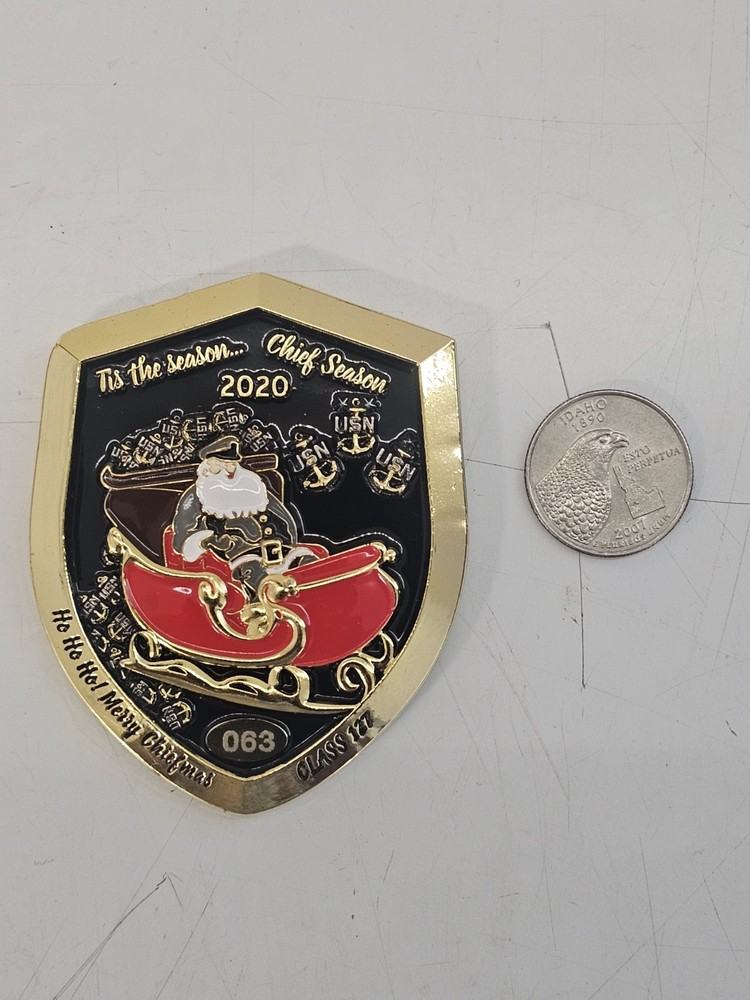 Rare FY21 Die Hard Themed Navy Chief Season CPO Challenge Coin