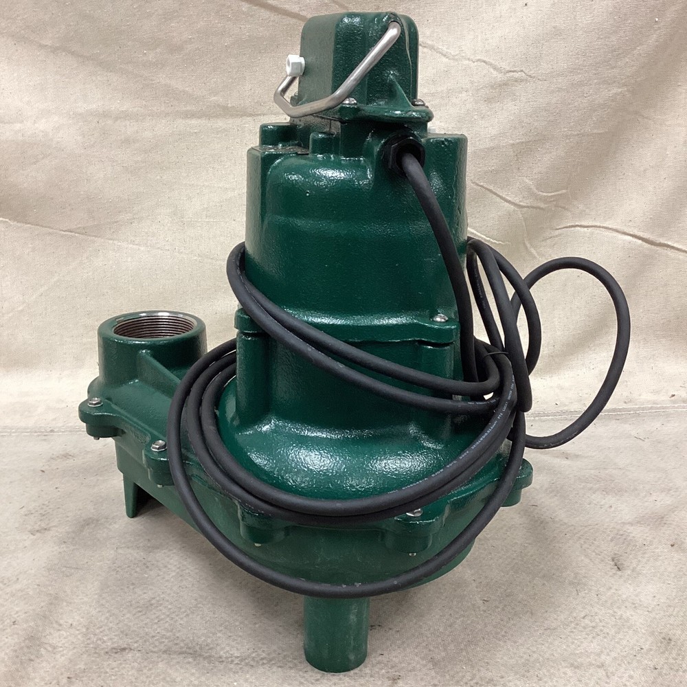 ZOELLER N264 Sewage Ejector Pump 4/10 HP 110V AC No Switch Included 60gpm @ 10Ft