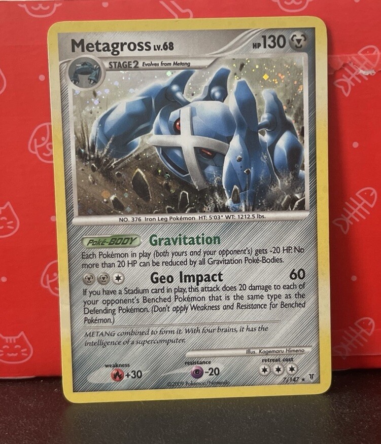 Metagross 7/147 Supreme Victors Cracked Ice Holo Rare Pokemon Card