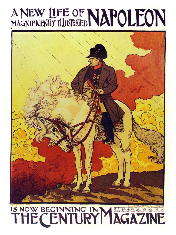 The Century magazine Napoleon issue Decor. Graphic Interior Art design. 3276