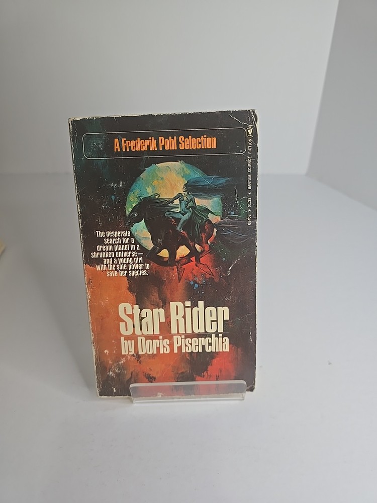 Star Rider by Doris Piserchia (1974 Bantam Q8408) Vintage Sci-Fi Paperback OOP