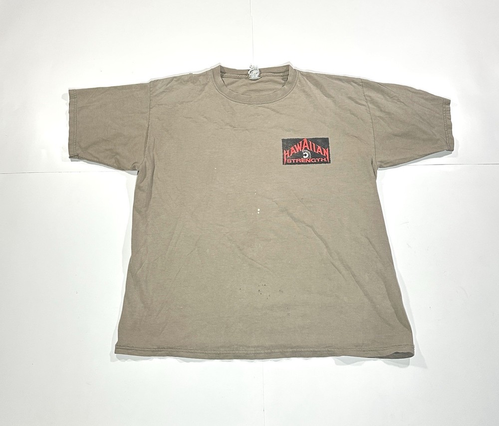 Vintage 90s Hawaiian Strength Lanakila Champion Of The Land T-Shirt Men XL USA