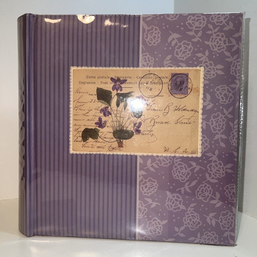 Acid Free Photo Pockets 100 Photos 4” X6” Photo Album 2- Up Page-image