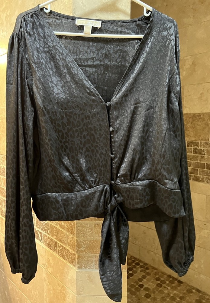 Michael Kors Women’s Top Shirt Blouse Pre-owned Large Good Condition