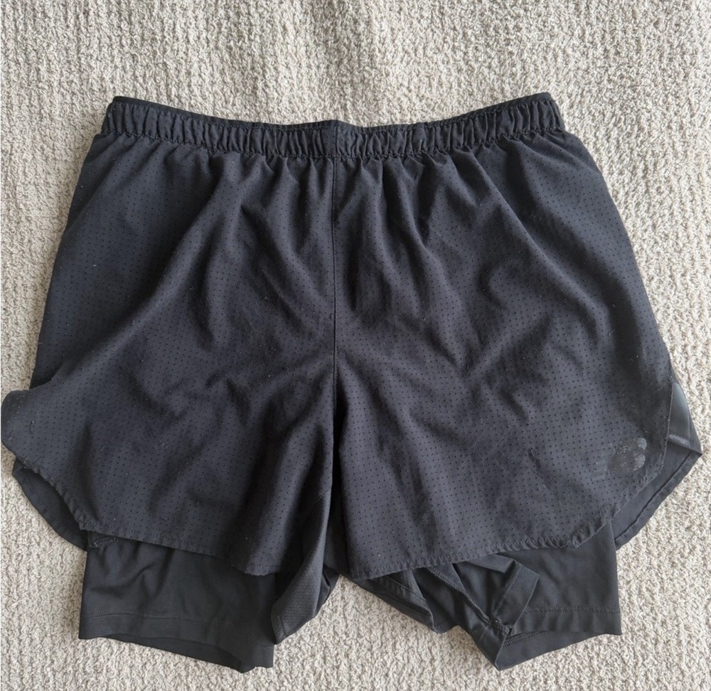 New Balance Black Athletic Shorts, Size Medium