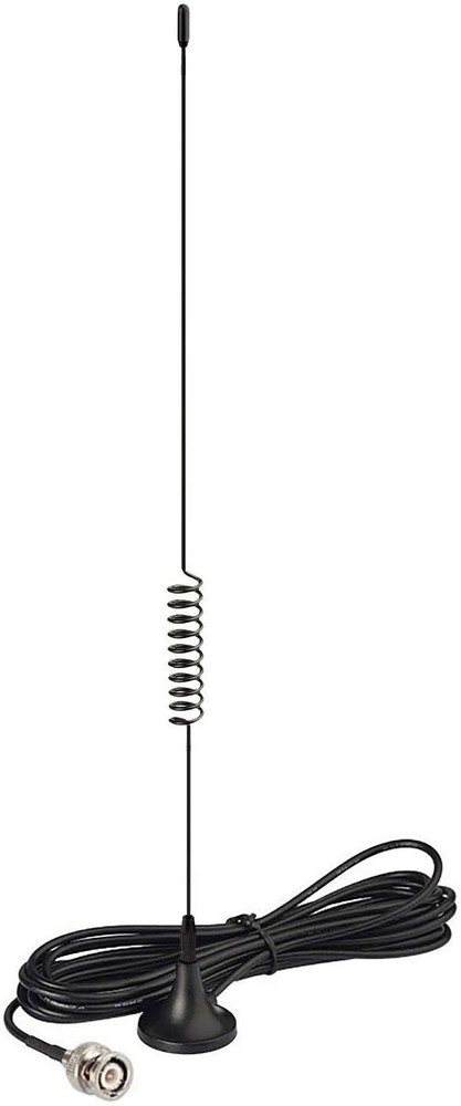 VHF UHF Dual Band Ham Radio Antenna Magnetic Base BNC  for Police Scanner