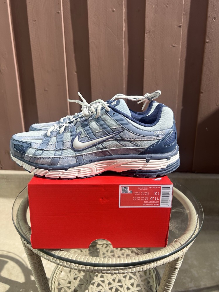 Nike P-6000 SE ‘Worn Blue Denim’ IH3646-499 Men’s Size 11.5