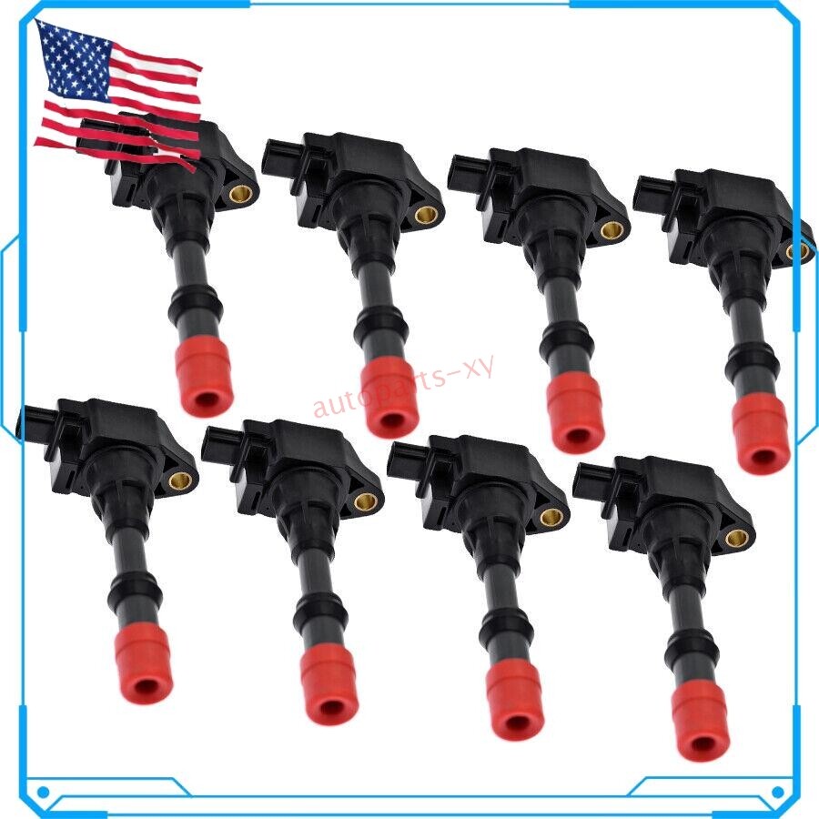 8pcs Ignition Coils For Honda Civic Hybrid Sedan 4-Door 1.3L L4 30520-PWA-003 US