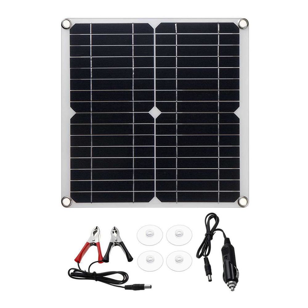 20W Monocrystalline Solar Panel Kit with Controller IP64 High Conversion Rate