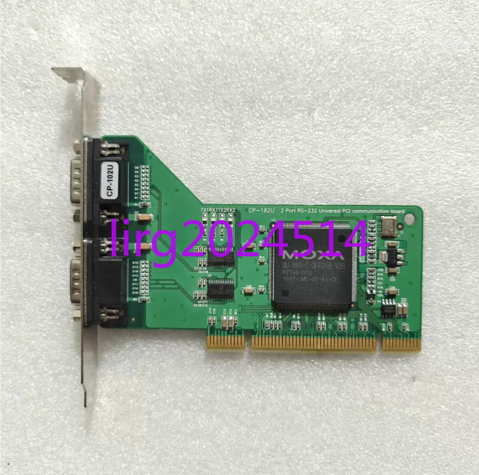 1pc used  MOXA CP-102U 2 port card RS-232