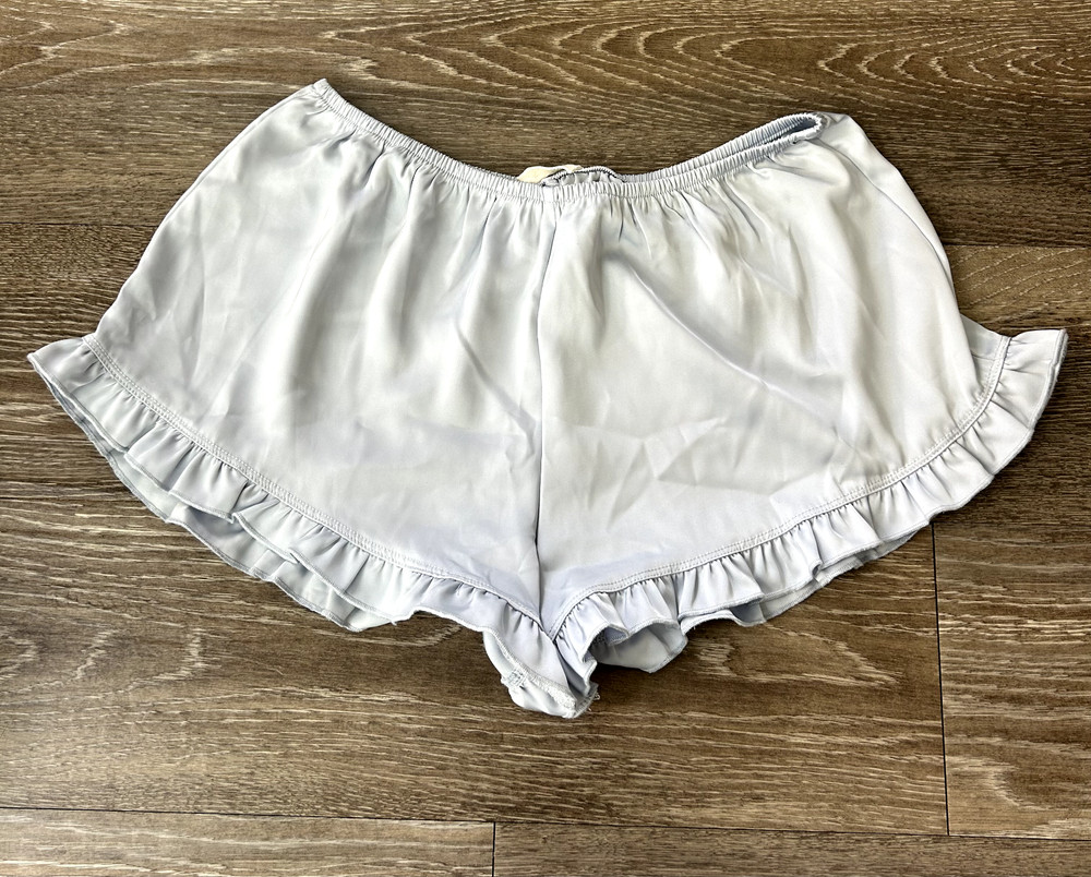 Brandy Melville Coquette Pastel Blue Satin Poppy Bloomer Shorts Women's XS/S