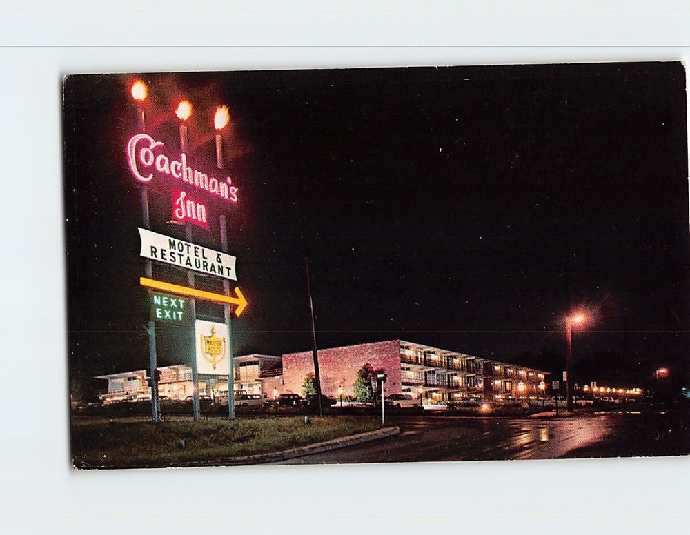 Postcard Coachman's Inn Little Rock Arkansas USA